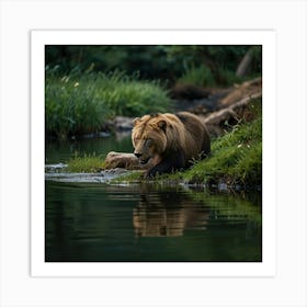 Grizzly Bear Art Print