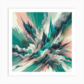 Splash Of Chaos Art Print