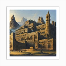 Fantasy Castle 1 Art Print