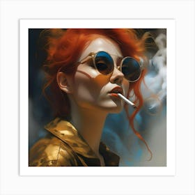 Woman Portrait Art Print