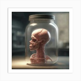 Jar Of Bones Art Print