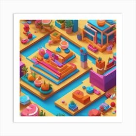 3d Illustration Art Print