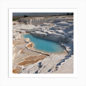 Turkish Hot Springs 1 Art Print