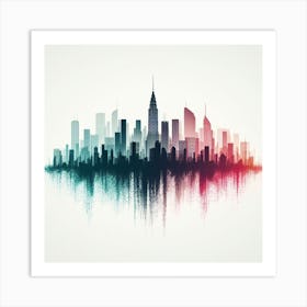 New York City Skyline 2 Art Print