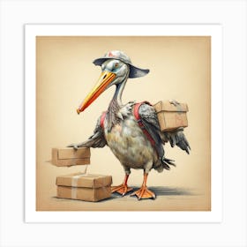 Pelican 32 Art Print