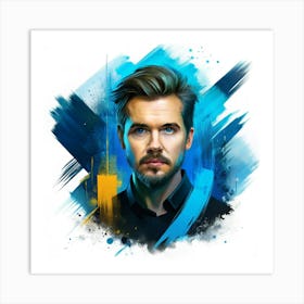 Portrait Of A Man 13 Art Print