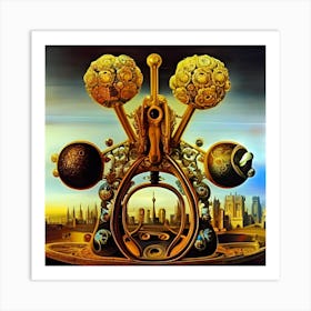 Clockwork City Art Print