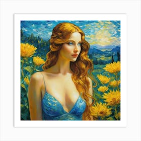 Sunflowers jvg Art Print