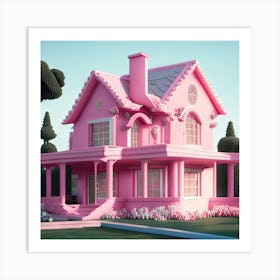 Barbie Dream House (588) Art Print