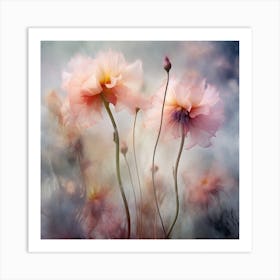 Fa Vintage Floral 42 Art Print