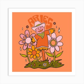 Aries Scarecrow Art Print