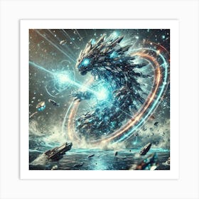 Crystal Leviathan 7 Art Print