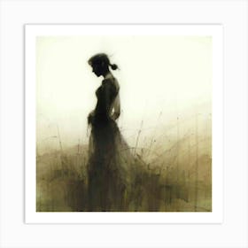 Woman In A Dress Art Print