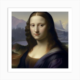 Mona Lisa 1 Art Print