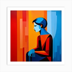 Abstract Loneliness Remarkable Art Print