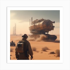 Sandstorm 3 Art Print