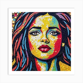 Mosaic Art 4 Art Print