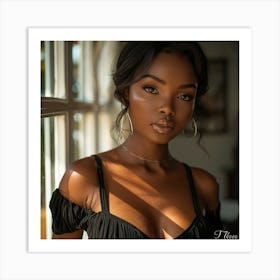 Beautiful African Woman 3 Art Print