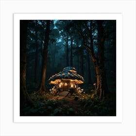 Fairy House In The Forest 4 Art Print