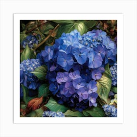 Hydrangeas Art 1 Art Print