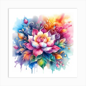 Lotus Flower 10 Art Print