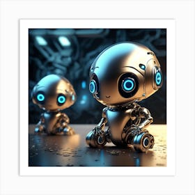 Matic Meme Robot Alien style Art Print