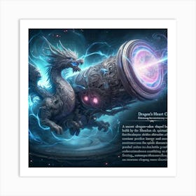 Dragons Heart Cannon Art Print