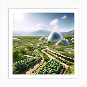 Futuristic Garden Art Print