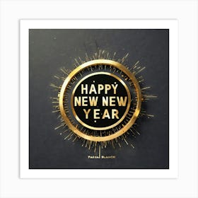 Happy New Year 103 Art Print