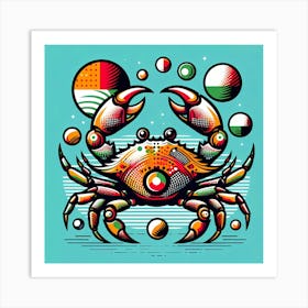 Crab. Art Print