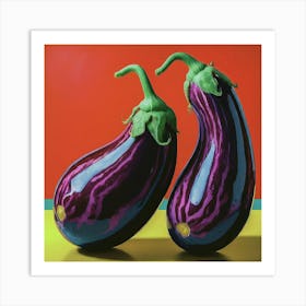 Eggplants 2 Art Print