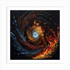 Fire Vortex Art Print