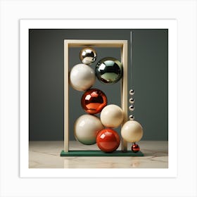 Christmas Ornaments 18 Art Print