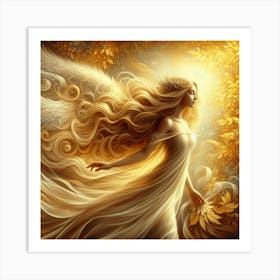 Angel Of The Sun 3 Art Print