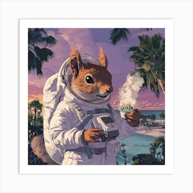 GTA SQUIRREL Art Print