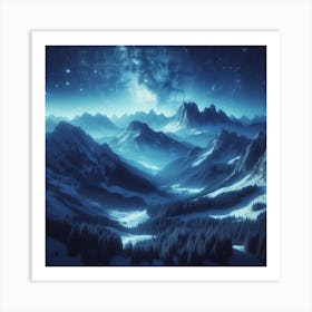 Starry Night Art Print