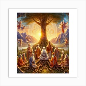 Tree Of Masters Art Print