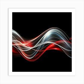 Abstract Wave Art Print