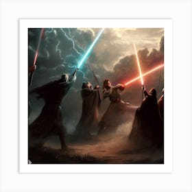 Force Battle 1 Art Print