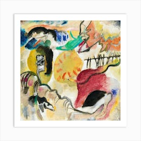 Improvisation 27 (Garden Of Love Ii) (1912) By Wassily Kandinsky Art Print