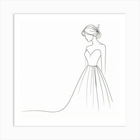 A lady elegance 3 Art Print