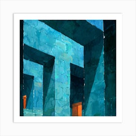 'Blue Room' Art Print