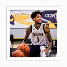 Brandon Ingram AI Art Print