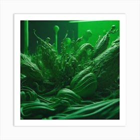 Green Room Art Print