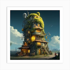 House In The Forest Art Print