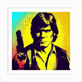 Han Solo Pop Art Art Print