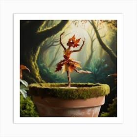 Fairy In The Forest Art Print