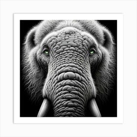 Elephant Tusks Art Print