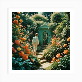 Default Visualize Yourself Stepping Into A Serene And Tranquil 0 Art Print