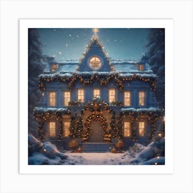 Christmas House 65 Art Print